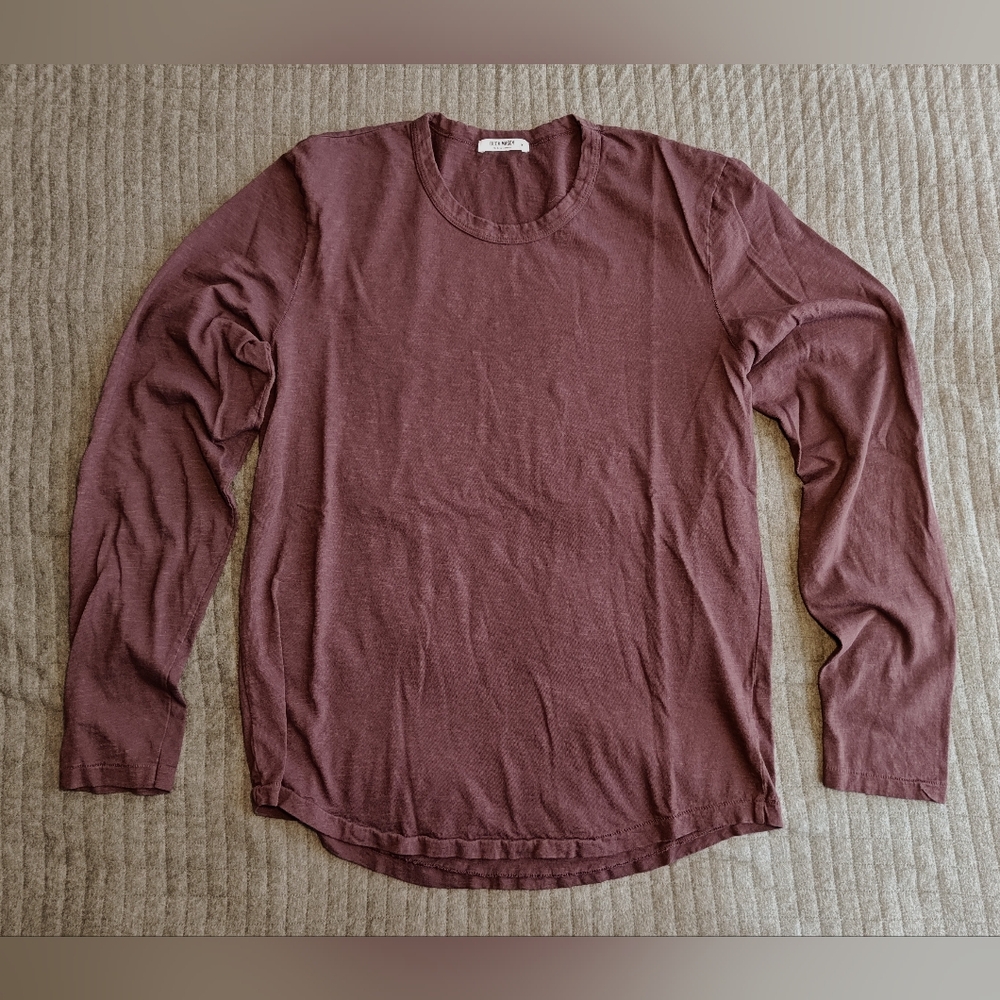 Buck Mason Pima Curved Hem Tee